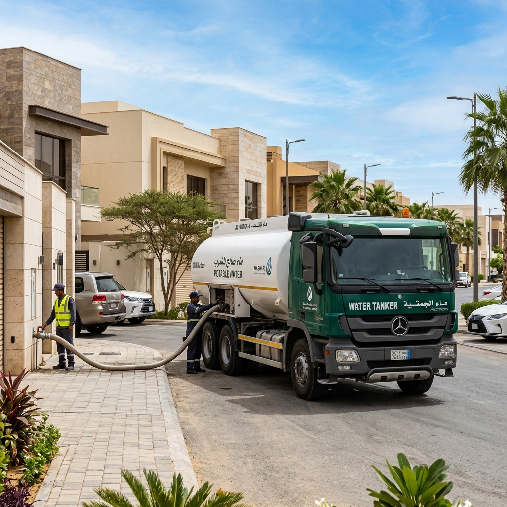32 Ton Water Tanker Neighbourhood Delivery Riyadh